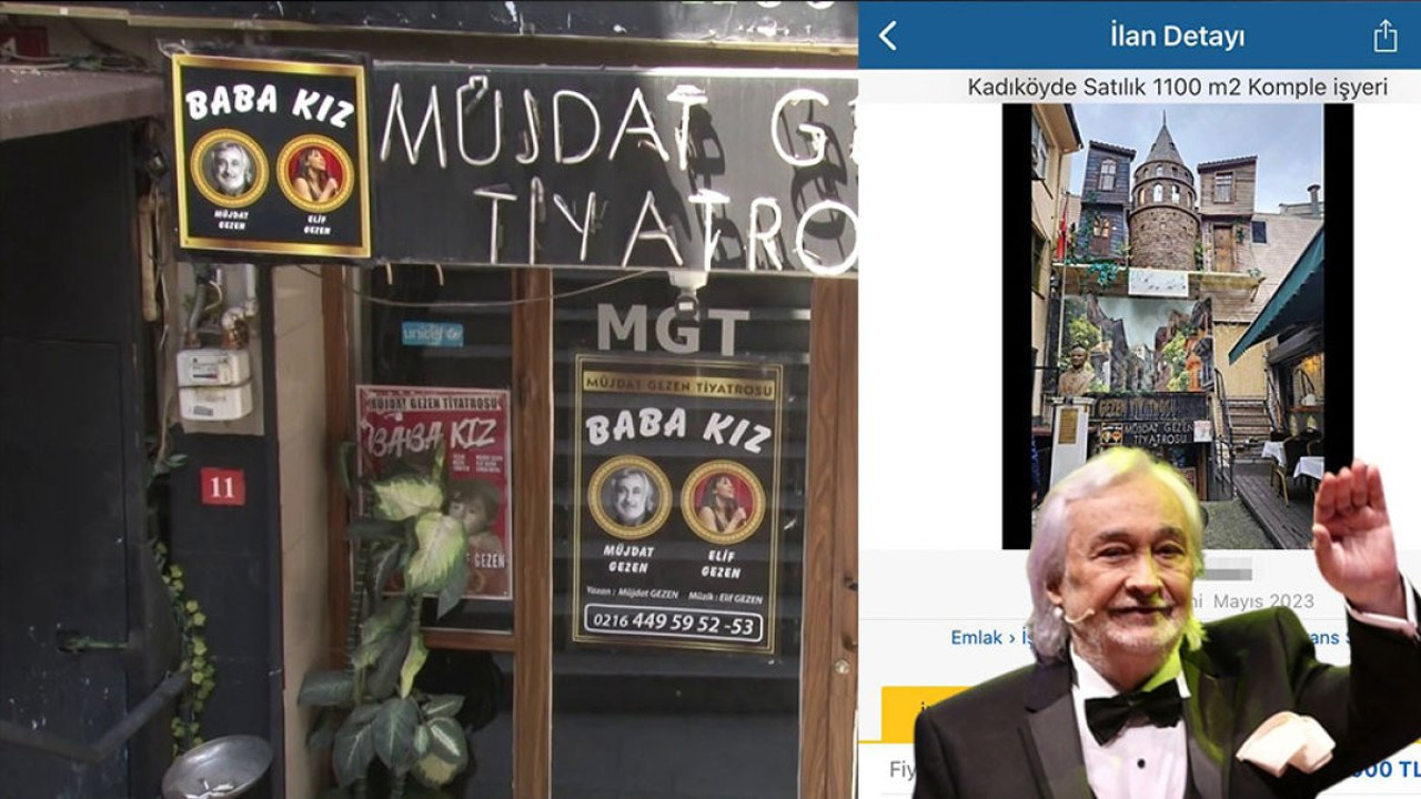 Müjdat Gezen Tiyatrosunun satış bedeli belli oldu. Satışa çıkarılacağı açıklanmıştı