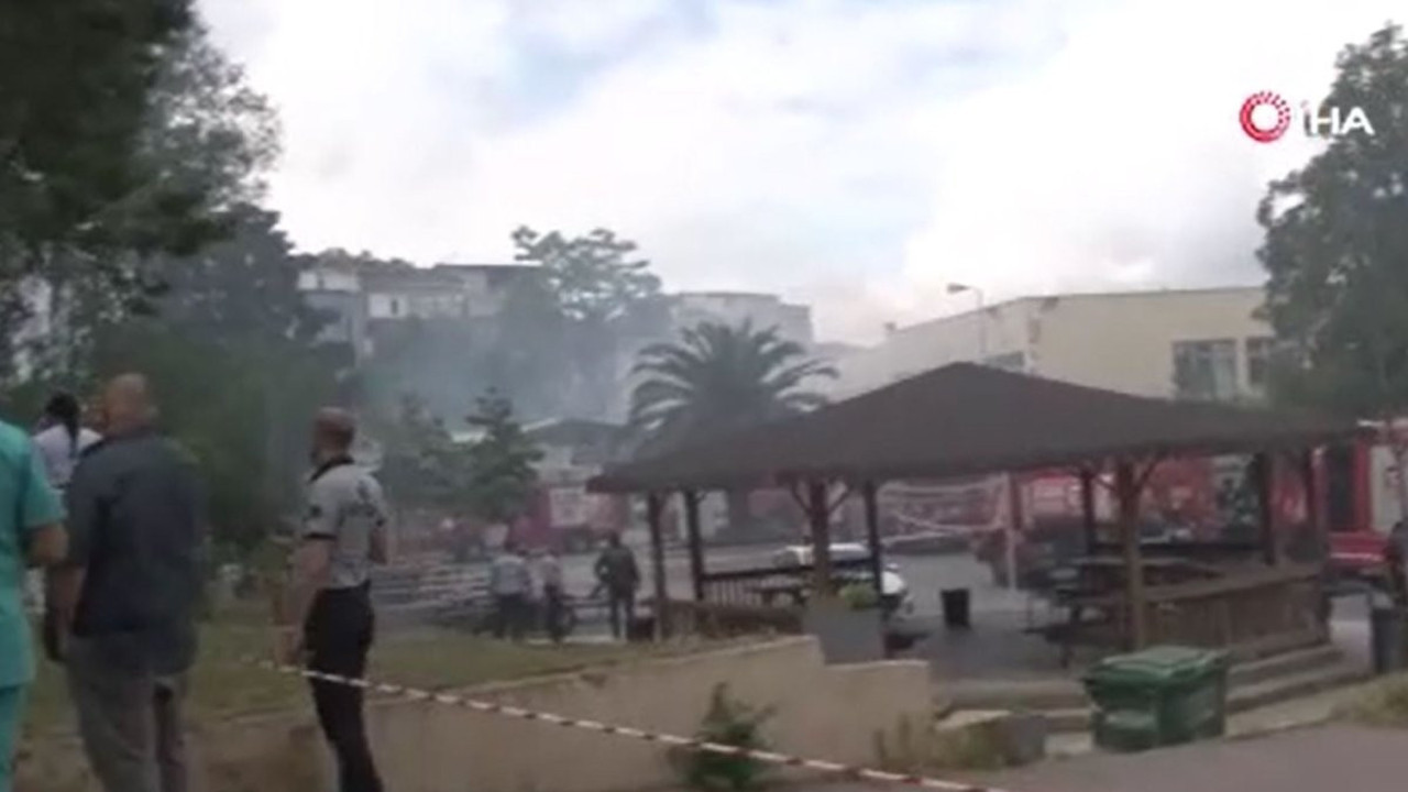 Çapa Tıp Fakültesi'nde korkutan yangın