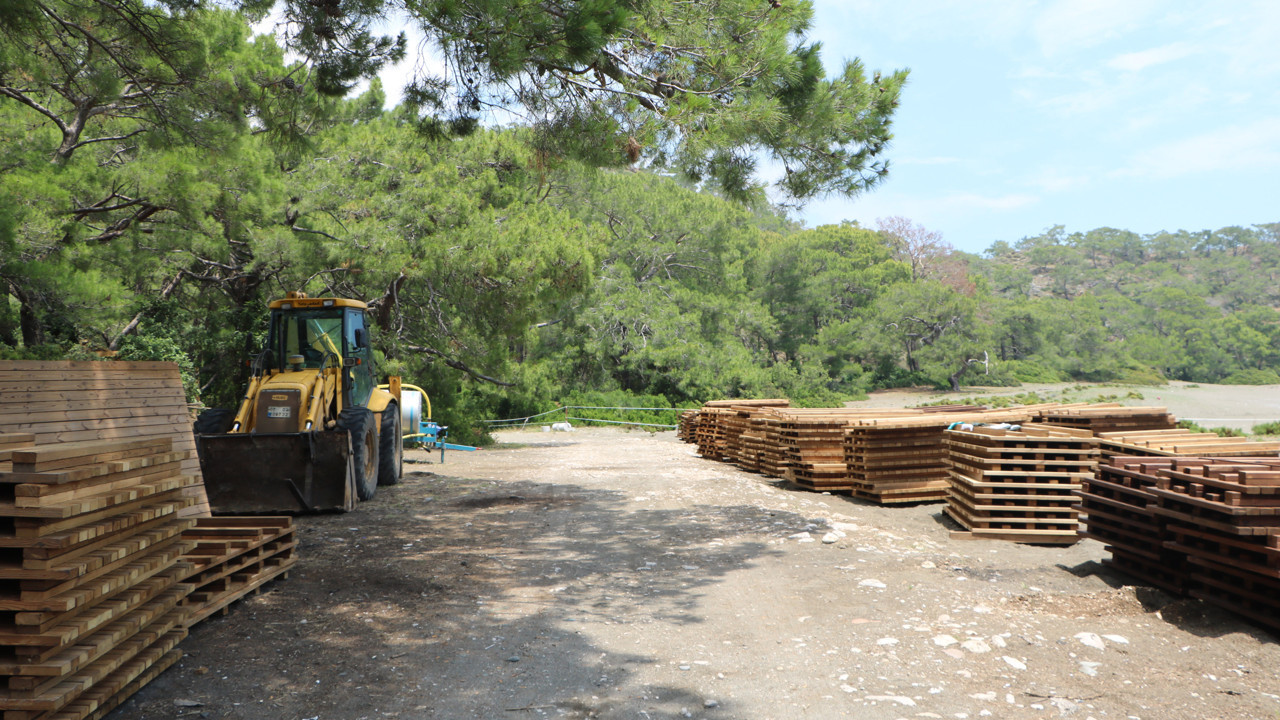 Koylardaki halk plajı çalışması 'yürütmeyi durdurma' kararı ile son buldu