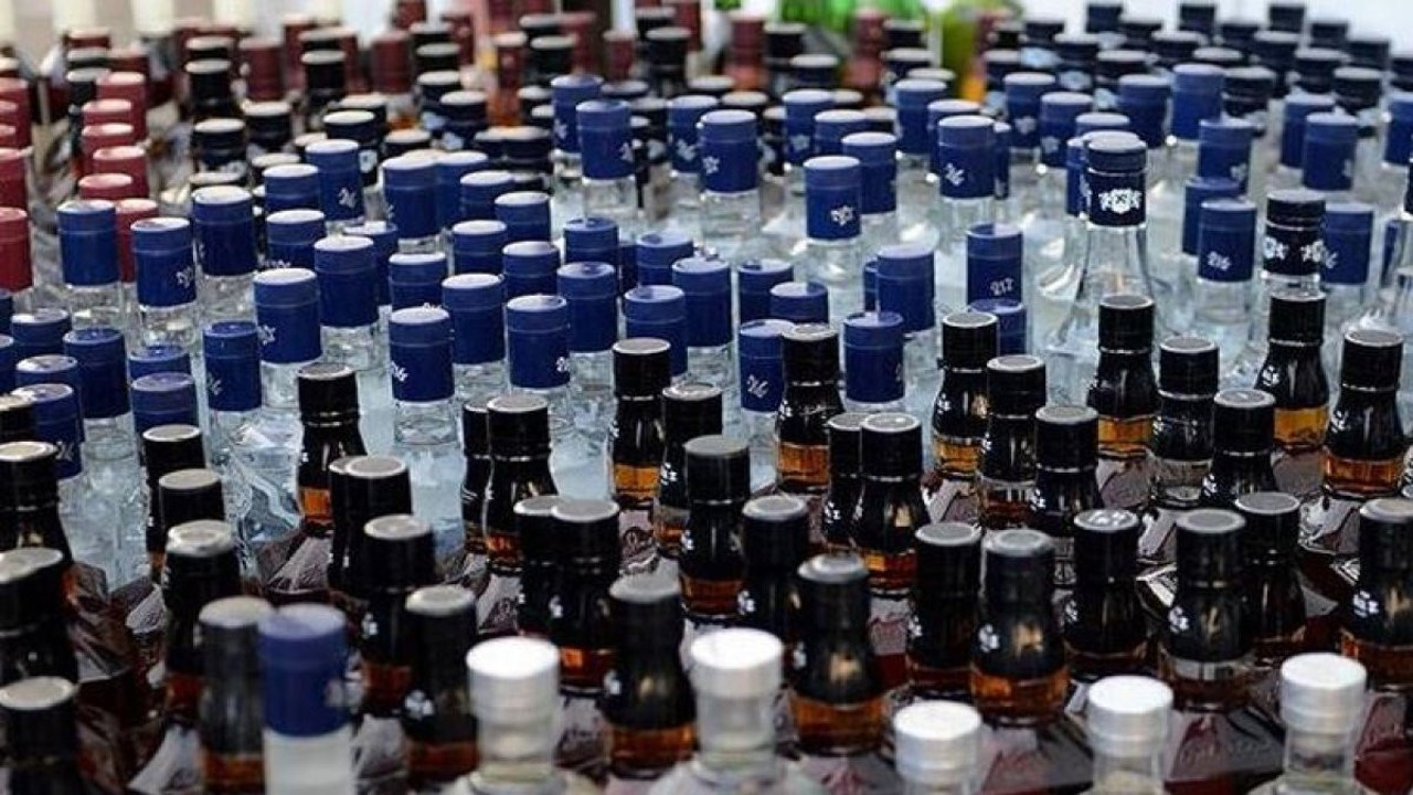Gümüşhane’de kaçak içki operasyonu