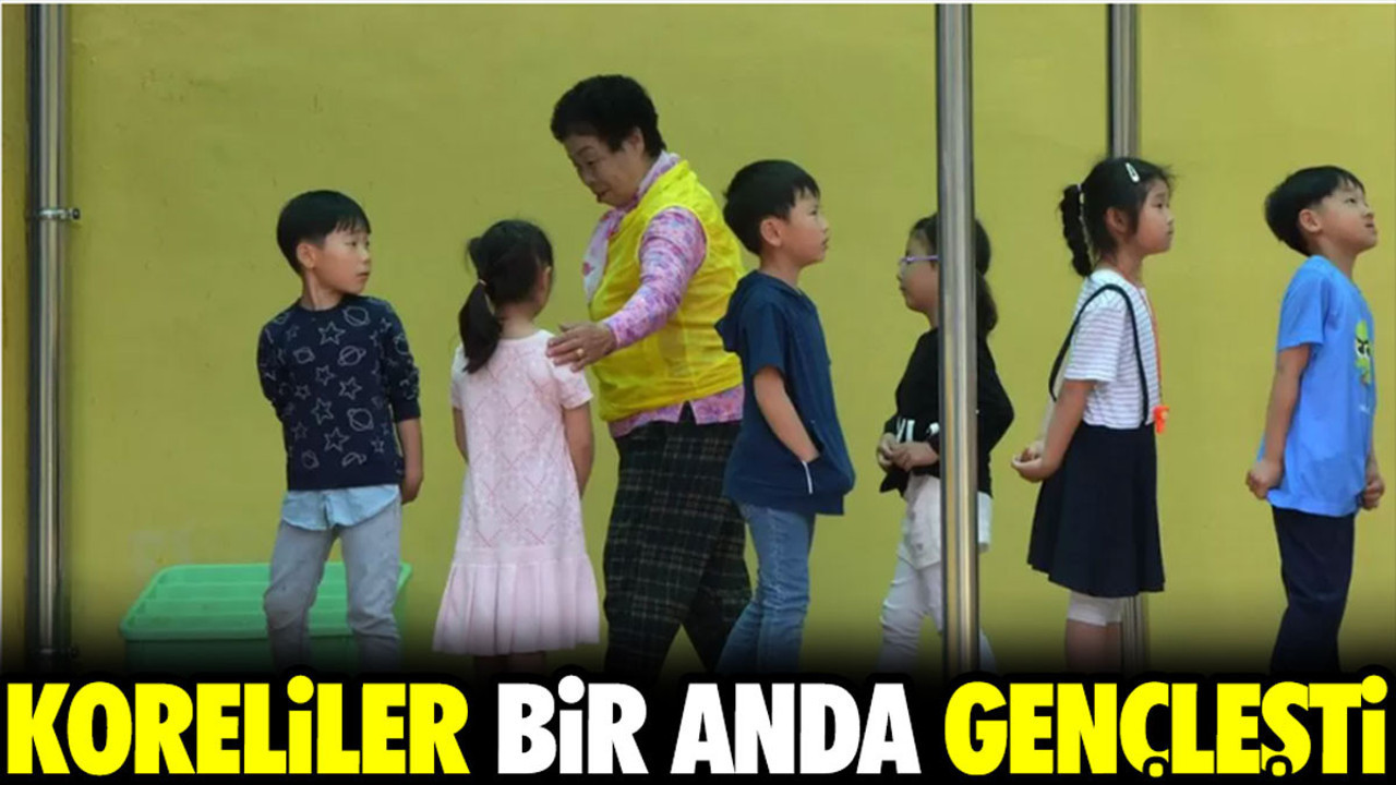 Koreliler bir anda gençleşti