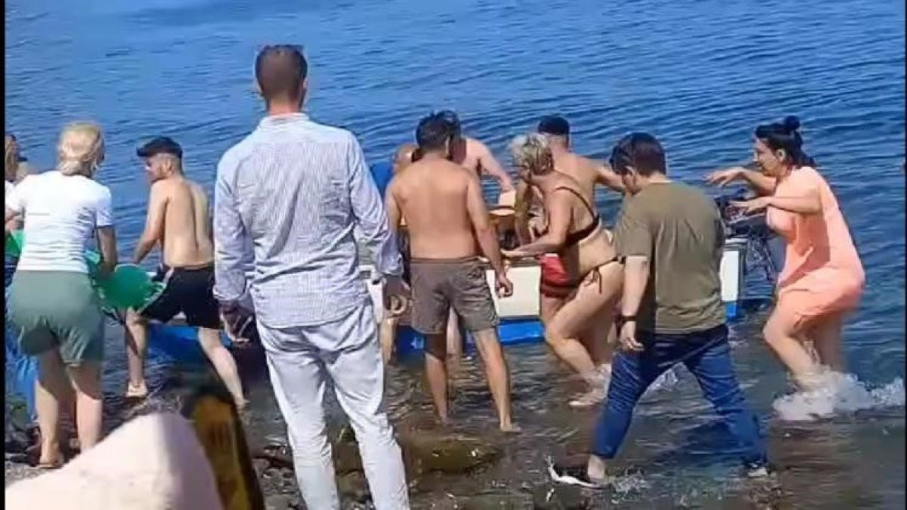 Tekirdağ'da feci kaza: 200 metreden denize çakıldı