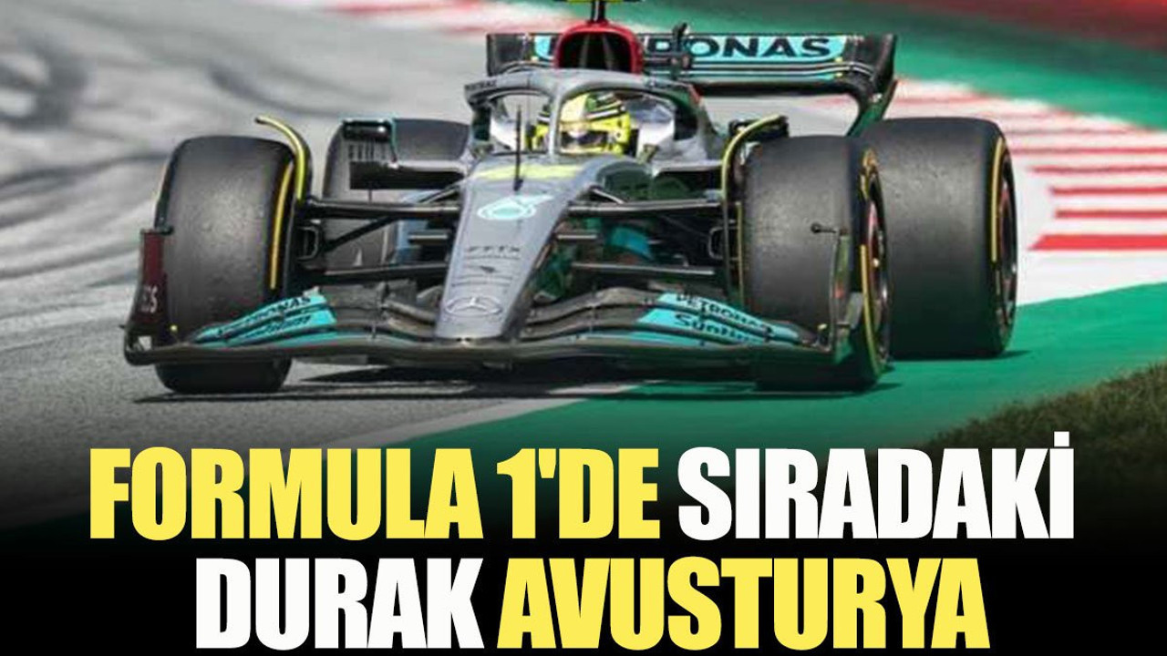 Formula 1'de sıradaki durak Avusturya (29 Haziran 2023)