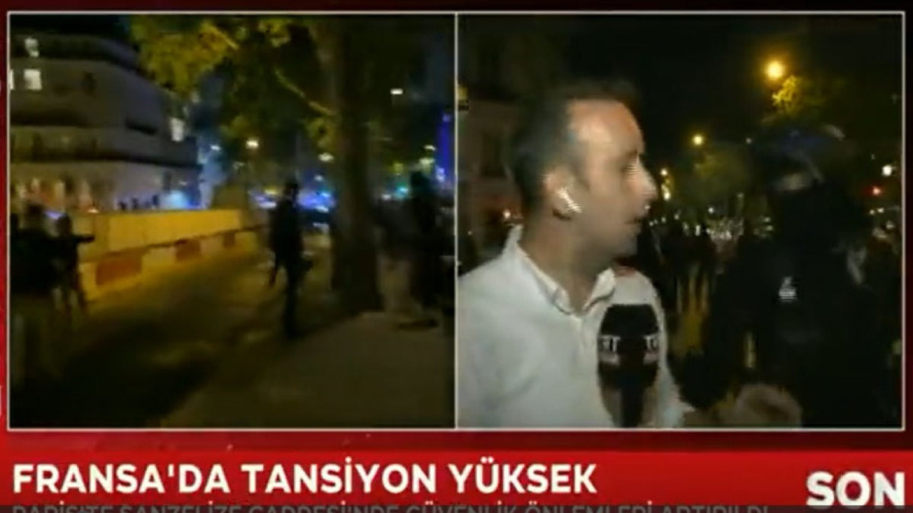 Fransa polisinden Türkçe olarak buradan çekilin uyarısı geldi