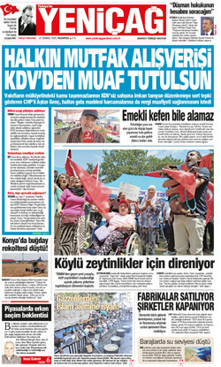 21 Temmuz 2025 Pazartesi