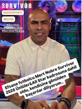 Bu yıl çok farklı olacak! Fenerbahçe ve Beşiktaş'ın eski yıldızı Mert Nobre de Survivor’da - Resim : 2