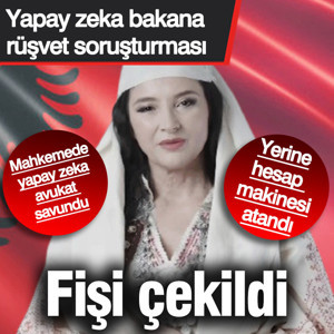 Dünyanın ilk yapay zeka bakanının rüşvetten fişi çekildi!