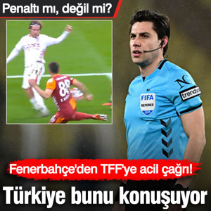 Türkiye bu pozisyonu konuşuyor: Penaltı mı, değil mi? Fenerbahçe'den TFF'ye acil çağrı