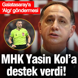 MHK Başkanı Ferhat Gündoğdu Yasin Kol'a destek oldu! Galatasaray'a 'Algı' göndermesinde bulundu