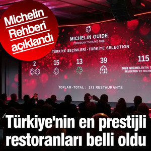 Michelin Rehberi açıklandı... Türkiye'nin en prestijli restoranları belli oldu