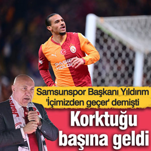 Samsunspor Başkanı Yıldırım 'İçimizden geçer' demişti! Korktuğu başına geldi