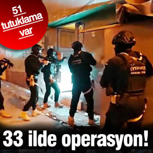 33 ilde IŞİD operasyonu: 51 tutuklama var