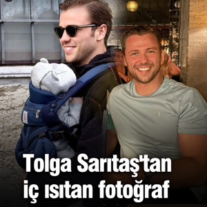 Baba olma sevincini yaşamıştı! Tolga Sarıtaş'tan oğlu Ali ile iç ısıtan fotoğraf