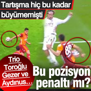 Kazımcan Karataş'ın pozisyonu penaltı mı? Trio ve eski hakemler tartışmalı pozisyonunu yorumladı!
