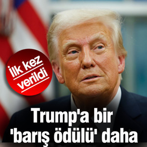 Trump'a bir 'barış ödülü' daha