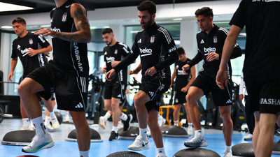 Beşiktaş salonda çalıştı