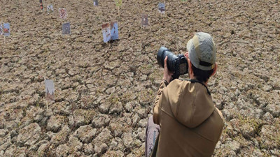 Çavuşçu Gölü tamamen kurudu