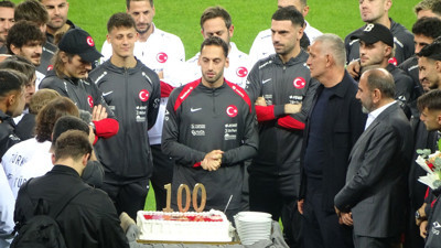 Gürcistan maçı öncesi sürpriz kutlama