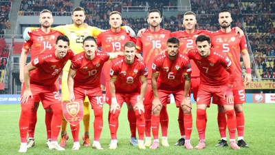 Enis Bardhi Kuzey Makedonya'ya hayat verdi: Frikikten muazzam gol!