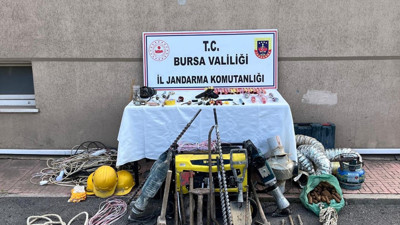 Bursa'da define avcısı 9 kişiye suçüstü!