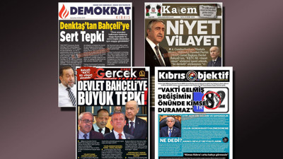 KKTC basınında Bahçeli'ye '82 Kıbrıs' tepkisi çığ gibi