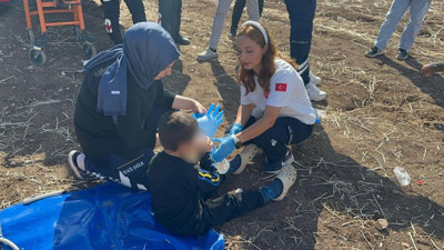 5 yaşındaki çocuğunun gözleri önünde madde krizine girdi