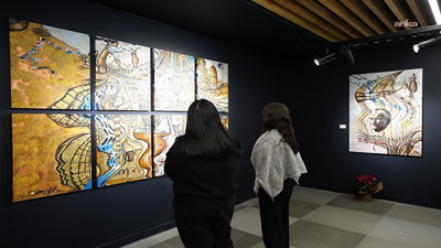 Erol Yıldırım sergisi “Su Akar Yatağını Bulur” Beylikdüzü’nde sanatseverlerle buluştu