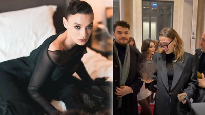 Serenay Sarıkaya'nın kopyası Sümeyye Aydoğan, sevgilisi Atakan Hoşgören ile yakalandı! Gala sürprizi