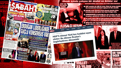 Nereden nereye: Ahmet Türk Sabah'ın manşetinde