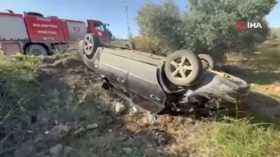 Feci kaza! Anne ve 5 yaşındaki çocuğu yaralandı