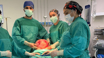 Karpuz kadar kitleyi görünce donakaldılar! 8 kilo 500 gram ağırlığında