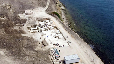 Tekirdağ'daki antik kent kazılarında liman yapısı tespiti