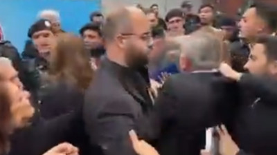 Okul önünde gergin anlar! Vatandaşlar böyle isyan etti