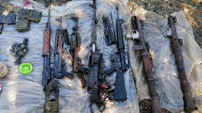 Teröristlere ait sığınak bulundu