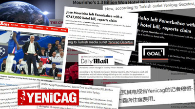 Adriyatik'ten Pasifik'e... Dünya Yeniçağ'ın Mourinho haberini konuştu