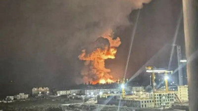 Rus petrol limanı alevler içinde: Ukrayna Kremlin'i kalbinden vurdu!