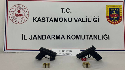 Kastamonu'da düğünde havaya ateş açan 2 şüpheli yakalandı