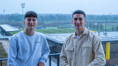 Gürpüz kardeşler RAMS Park’ta rakip oldu: Maç öncesi röportaja birlikte geldiler