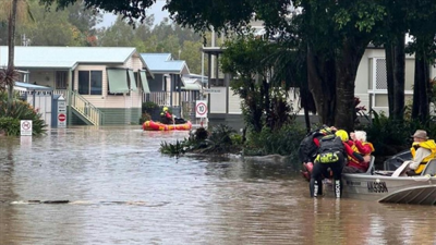 Avustralya'da binlerce ev ve iş yeri, elektriksiz kaldı
