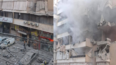 İsrail Beyrut'u vurdu: Ölü ve yaralılar var