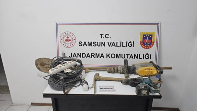 Samsun'da kaçak kazı yapan 7 kişi suçüstü yakalandı