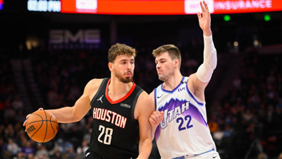 Alperen Şengün'den Utah Jazz potasına 27 sayı! Houston Rockets farklı kazandı