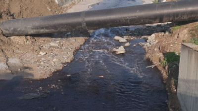 Haramidere kırmızıya büründü