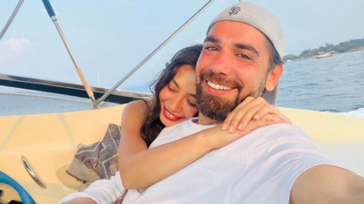 Neslihan Atagül ve Kadir Doğulu çifti Bodrum'da aşk tazeledi.