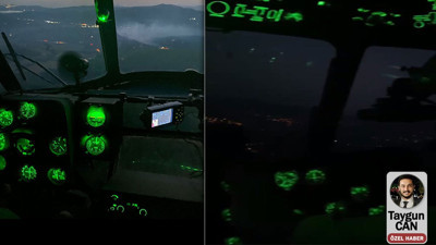 Gece görüşlü helikopterler sabaha kadar müdahale etti. THK uçaklarına hurda deyip yıllarca uçurtmadılar