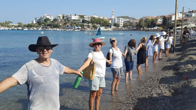 Datça'da halk isyan etti: Denize giremiyoruz!