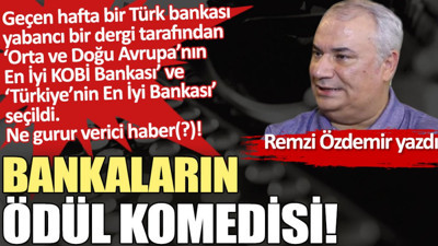 Bankaların ödül komedisi!