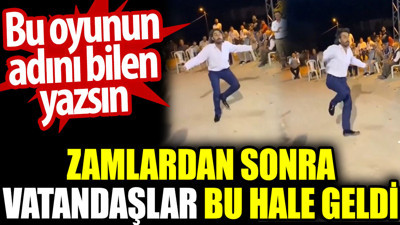 Zamlardan sonra vatandaşlar bu hale geldi. Bu oyunun adını bilen yazsın