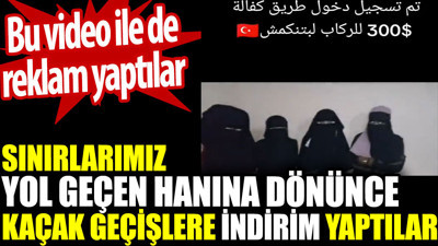 Sınırlarımız yol geçen hanına dönünce kaçak geçişlere indirim yaptılar