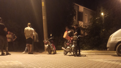 Motosikletler kafa kafaya çarpıştı (18 Temmuz 2023)